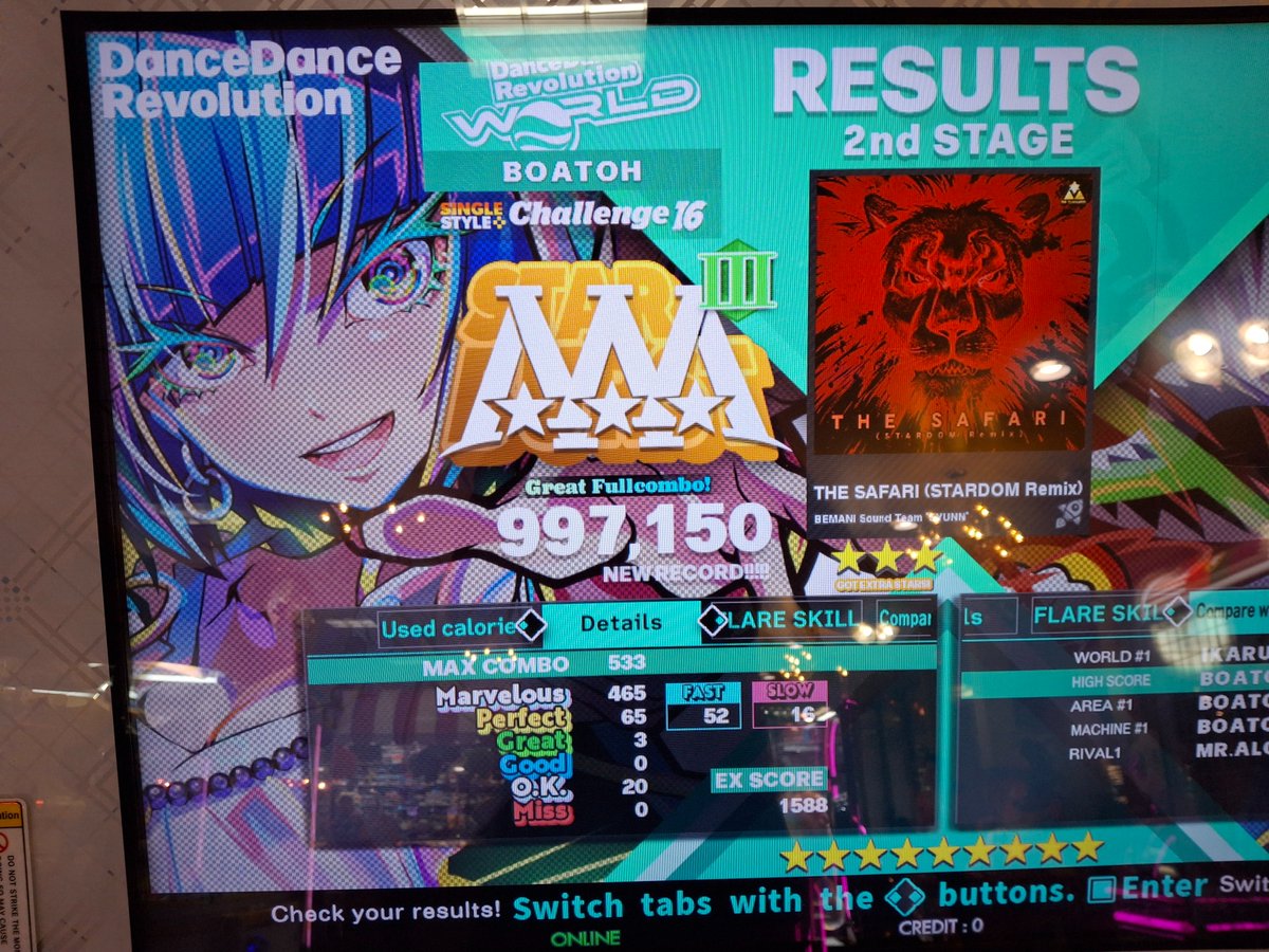 I played DDR today:

New 15 PFCs!
Some upscores!

Legs hurt lol