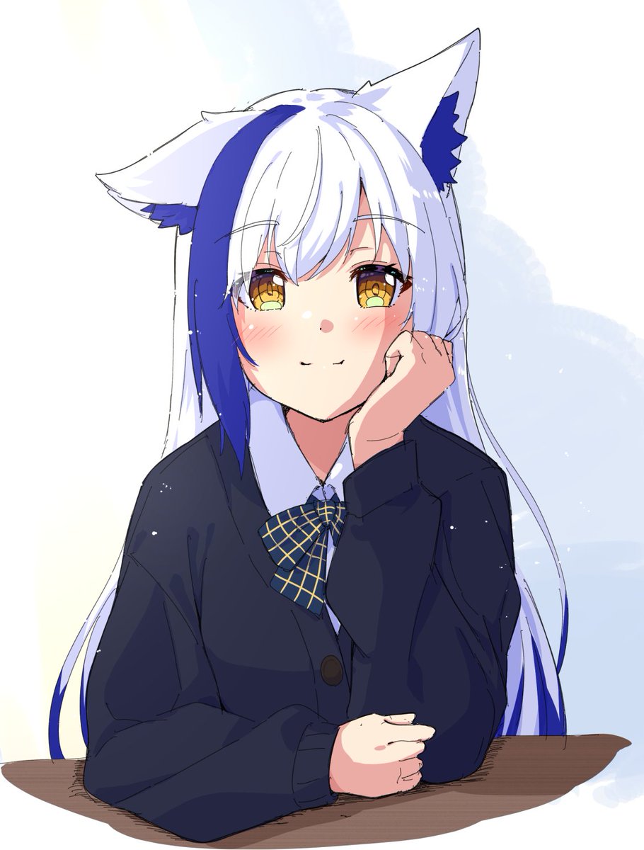 「「じーー…ふふっ」#よづり宝物庫 」|水瀬なみ🌊のイラスト