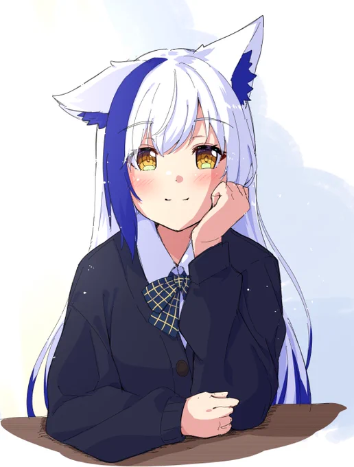 「じーー…ふふっ」#よづり宝物庫 
