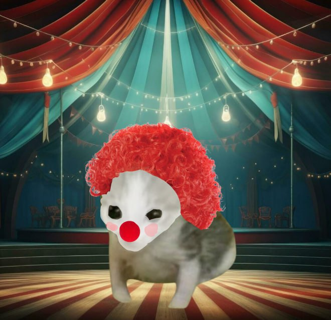 EINGCAT_CTO's tweet photo. @idrawline @CredibleCrypto The hater here is me, they can't stop spawning me everywhere

Look this now i'm a clown $EING ? https://t.co/8fEGYhzlPb