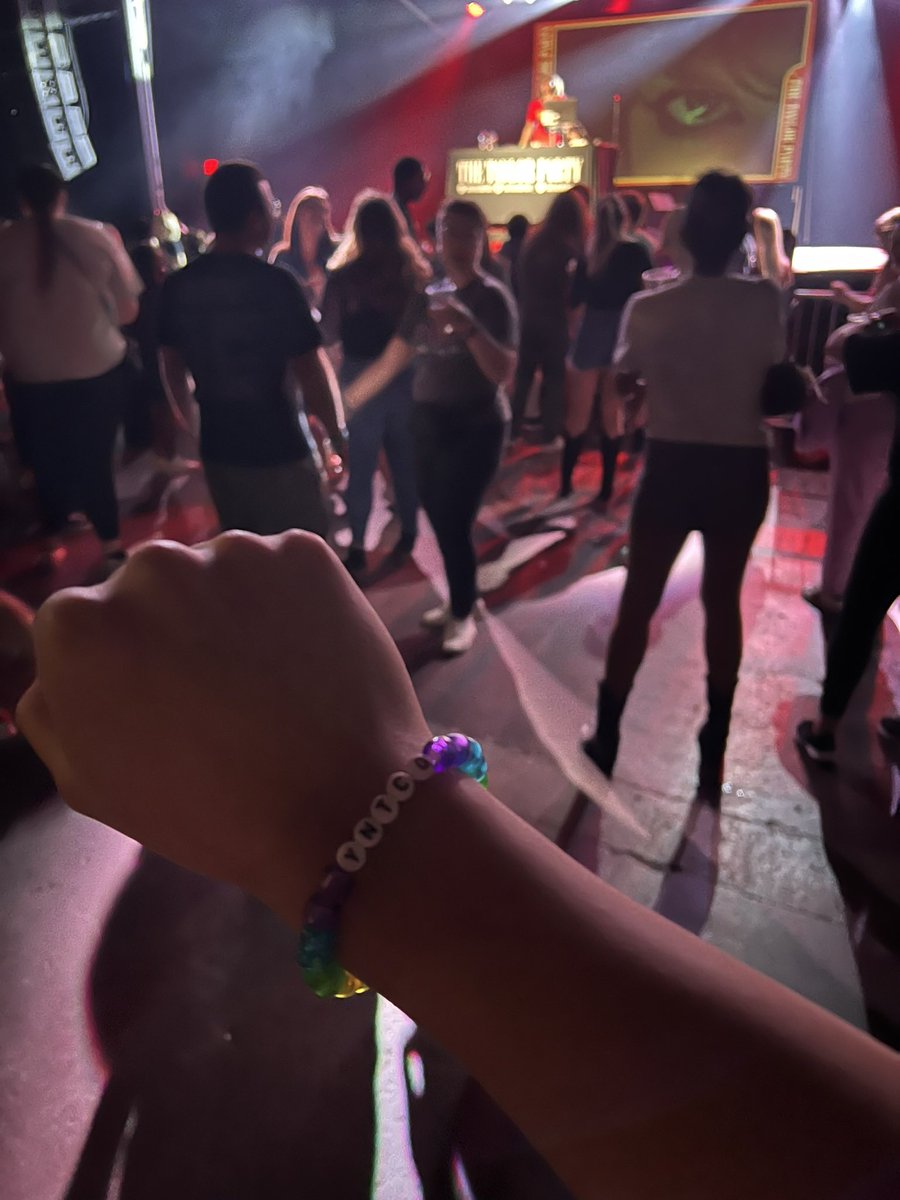 Went to a Taylor Swift party with some friends last night and of course the one bracelet I received was You Need To Calm Down😂🏳️‍🌈🏳️‍🌈🏳️‍🌈