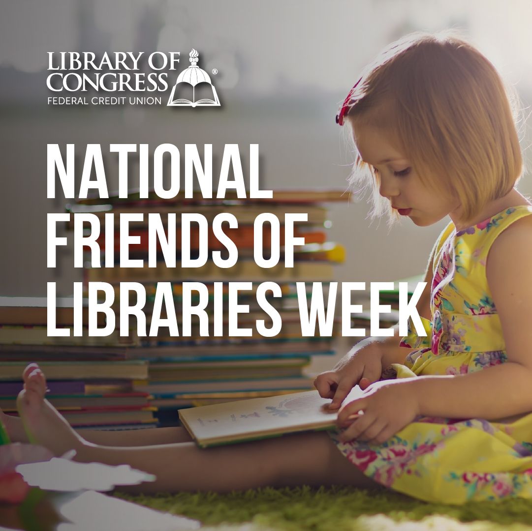 LibCongressFCU's tweet image. Happy National Friends of Libraries Week!! Let's recognize their help and support of libraries everywhere!
   #NationalFriendsofLibrariesWeek #friendsofthelibrary #libraryfriends #LibrariesTransform #IloveLibraries #Librarians #librarylife #librariansrock