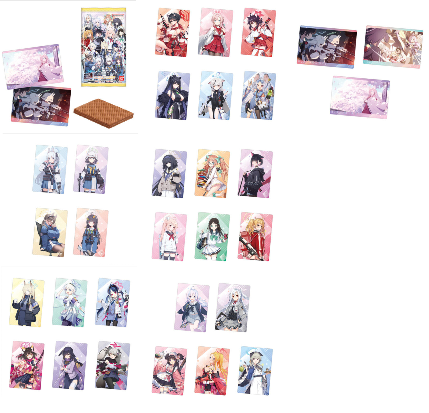 ブルーアーカイブ ウエハース3｜発売日：2025年2月10日