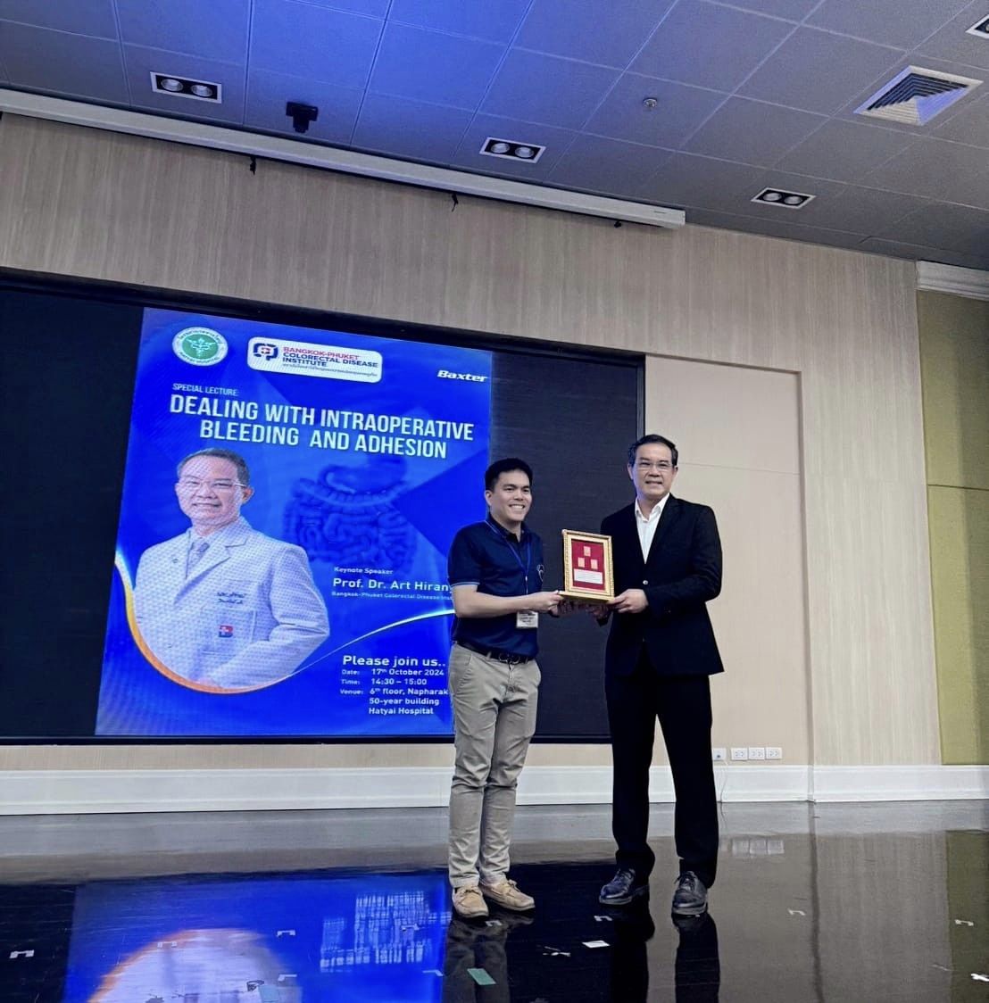 ColorectalCare's tweet photo. Congratulations to Dr. James, Dr. Kamales, and the wonderful team for the recently concluded first surgical conference in HatYai Hospital.

#HatYaiSurgery https://t.co/WbieSYpcu4