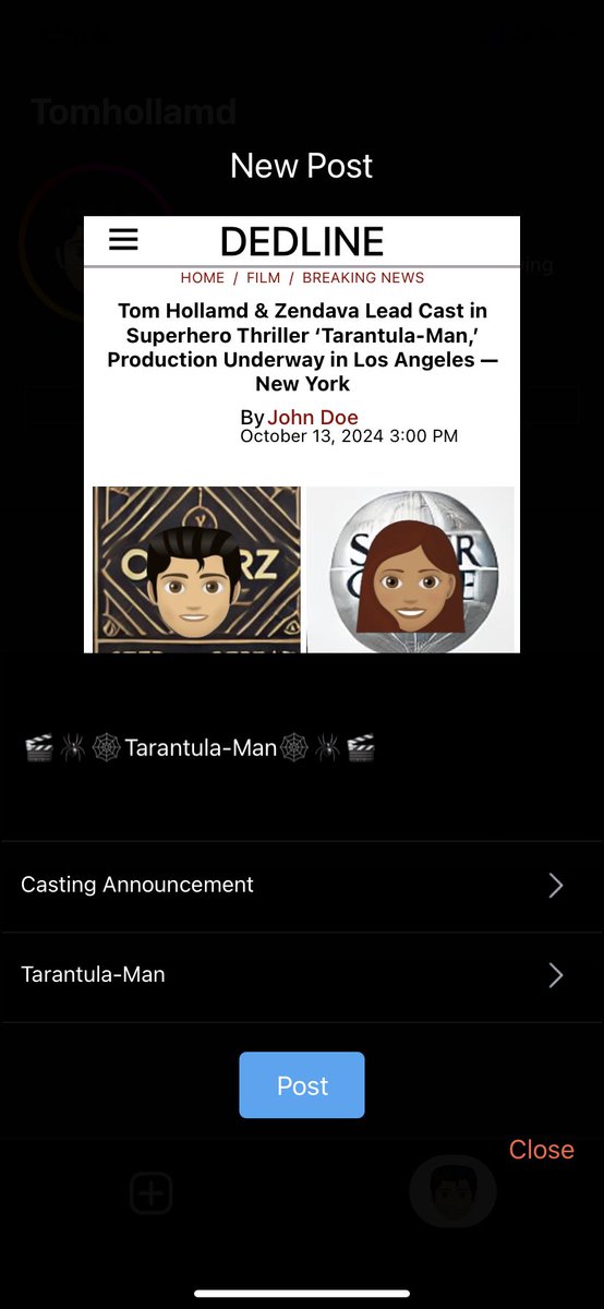 ActorLifeApp's tweet image. 🎬✨ Step into the spotlight with ActorLife Very Soon!🌟 You'll get to live the life of a top-tier actor by announcing your next big role, just like Tom Holland, share casting news with your followers 📲🎥. Grow your fanbase, make headlines, and watch your influence soar with…