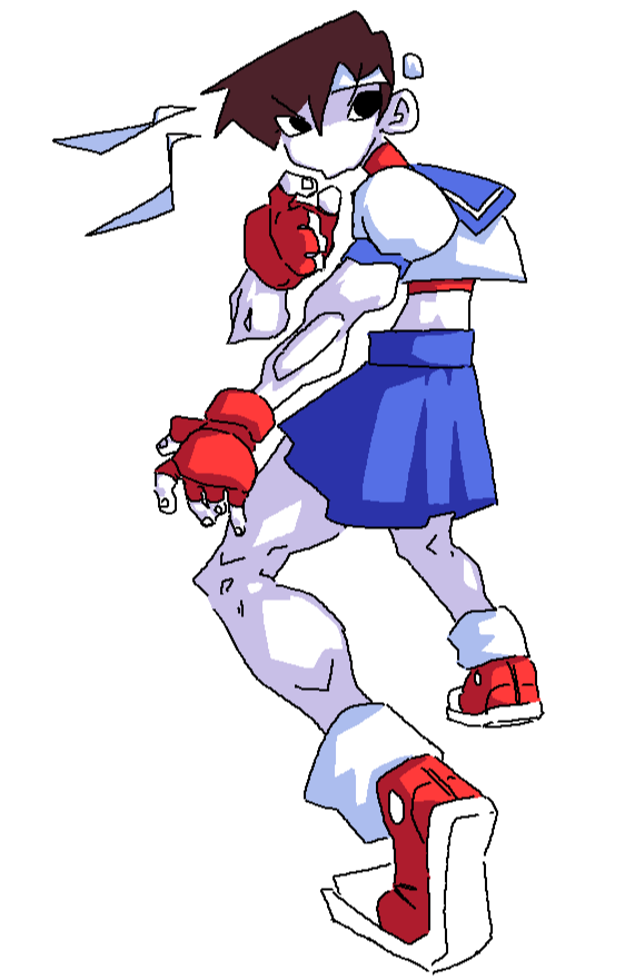 Insert_RaD_Name's tweet photo. Sakura Street Fighter https://t.co/ljZZSVTIp2