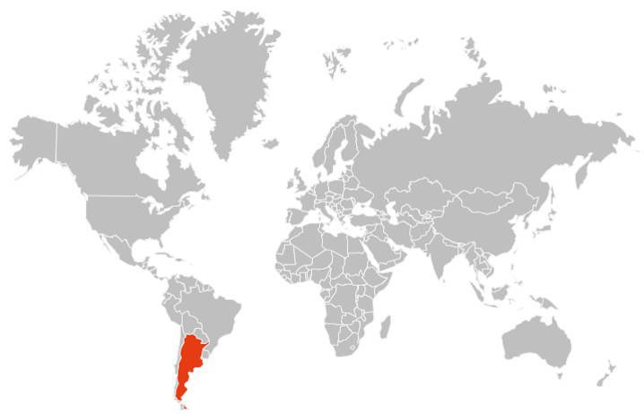 En rojo países del mundo cuyo Presidente declara en entrevistas que no mantuvo relaciones sexuales con su perro.

(cuando nadie lo acusó de eso)