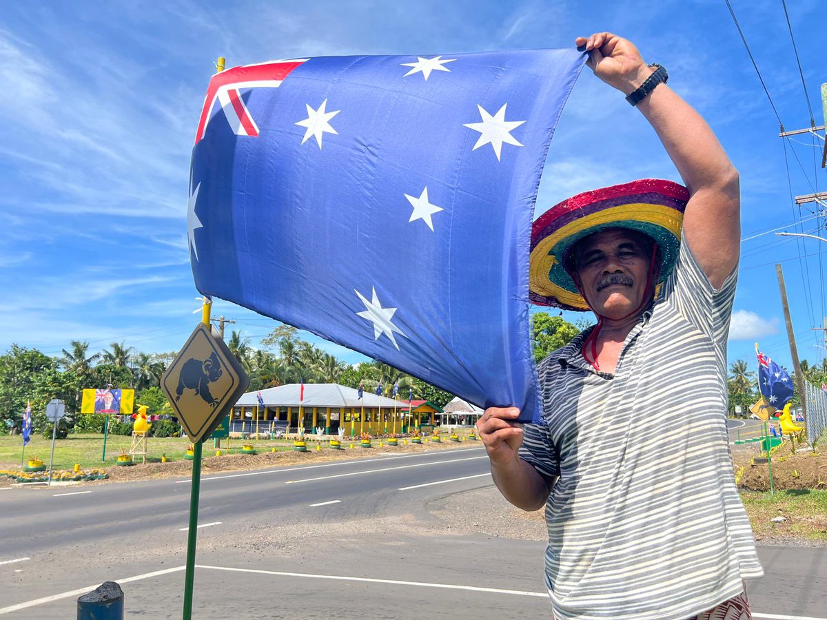 The village of Satapuala is ready to welcome Anthony Albanese to Samoa later this week for CHOGM and they are, like everyone, very much getting into the spirit. But they may have just inadvertently cost the PM the next election by revealing he has a middle name and it is “Norman”