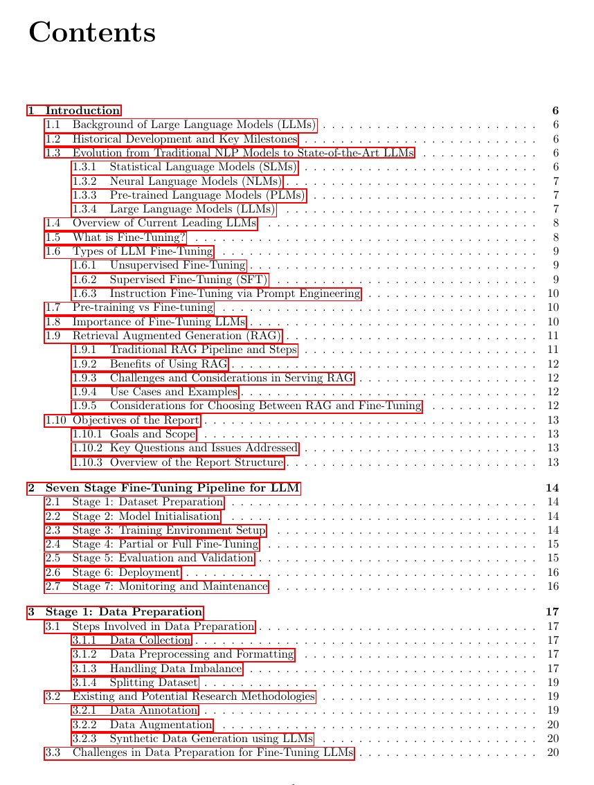Nice paper for a long read across 114 pages.

"Ultimate Guide to Fine-Tuning LLMs"

Some of the things they cover

📊 Fine-tuning Pipeline

Outlines a seven-stage process for fine-tuning LLMs, from data preparation to deployment and maintenance.

🧠 Advanced Fine-tuning Methods