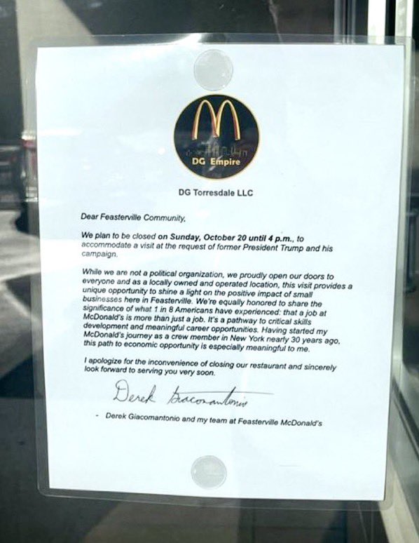 Jerry Saltz (@jerrysaltz) on Twitter photo <a href="/JoeyMannarinoUS/">Joey Mannarino 🇺🇸</a> The place wasn’t even open. It was all staged and fake. He didn’t work for real at a McDonalds. It was a staged fraud just like every other event. <a href="/JoeyMannarinoUS/">Joey Mannarino 🇺🇸</a> The place wasn’t even open. It was all staged and fake. He didn’t work for real at a McDonalds. It was a staged fraud just like every other event.