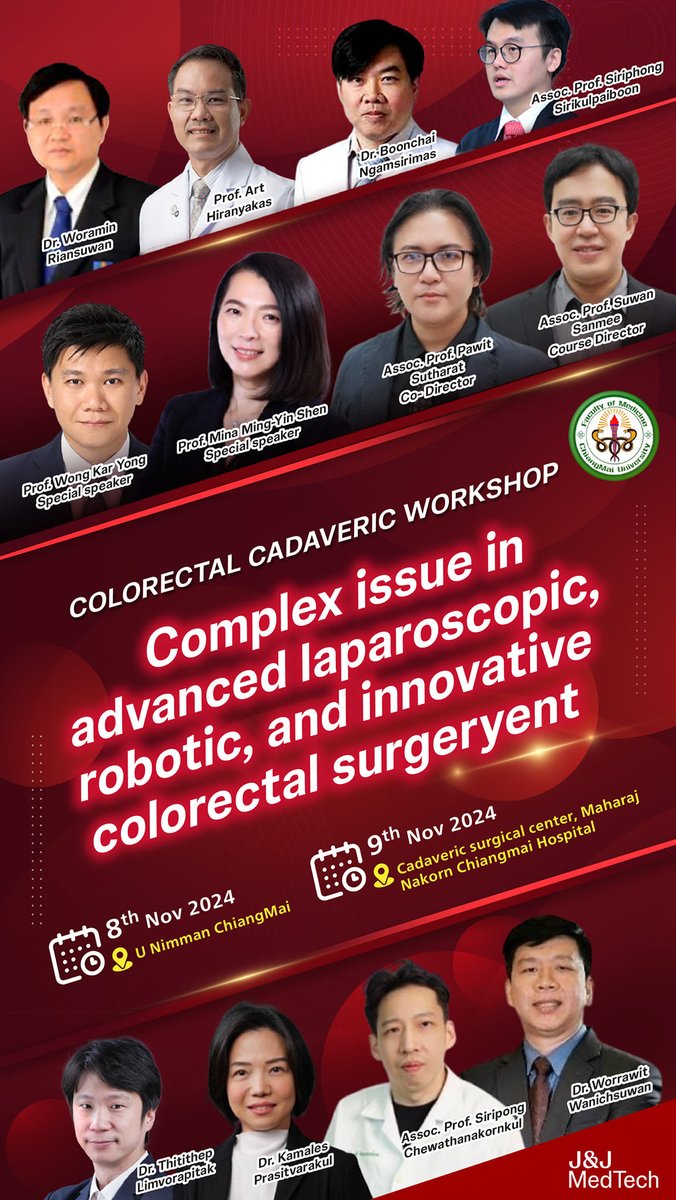 ColorectalCare's tweet photo. Mark your calendar!
#StayTuned #ChiangMaiUniversity https://t.co/9chlf61ZHR