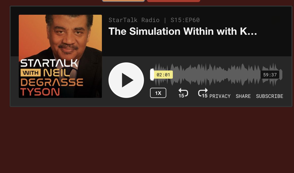Karl Friston discusses the Free Energy Principle and Active Inference with the host Neil deGrasse Tyson 💡 startalkmedia.com/show/the-simul…
