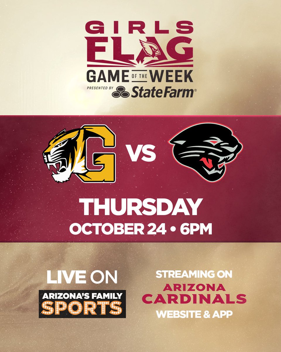 GAME WEEK!!! 

<a href="/Gilbert_Tigers/">Gilbert High School Athletics</a> homecoming week 

Lady Tigers First region game against rival Desert Ridge. It our turn to be the game of the week on <a href="/azfamily/">azfamily 3TV CBS 5</a> and thanks to <a href="/azcardsyouthfb/">Arizona Cardinals Youth Football</a> <a href="/AZCardinals/">Arizona Cardinals</a> for supporting our fast growing sport.

Busy week 
Let go have some fun and