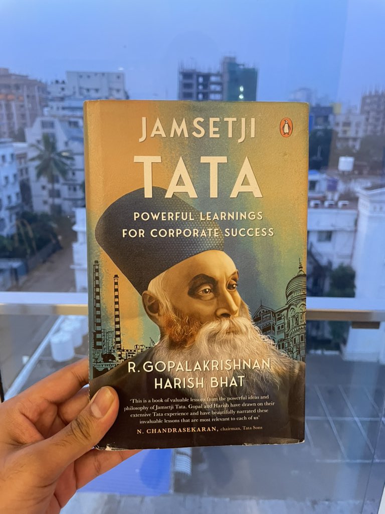 Karan_k1998's tweet photo. “We do not claim to be more unselfish, more generous or more philanthropic than other people. But we think we started on sound and straightforward business principles, considering the interests of the shareholders our own, and the health and welfare of the employees, the sure foundation of our success.”

- Jamsetji Tata, Founder, Tata Group

What a brilliant read this was!