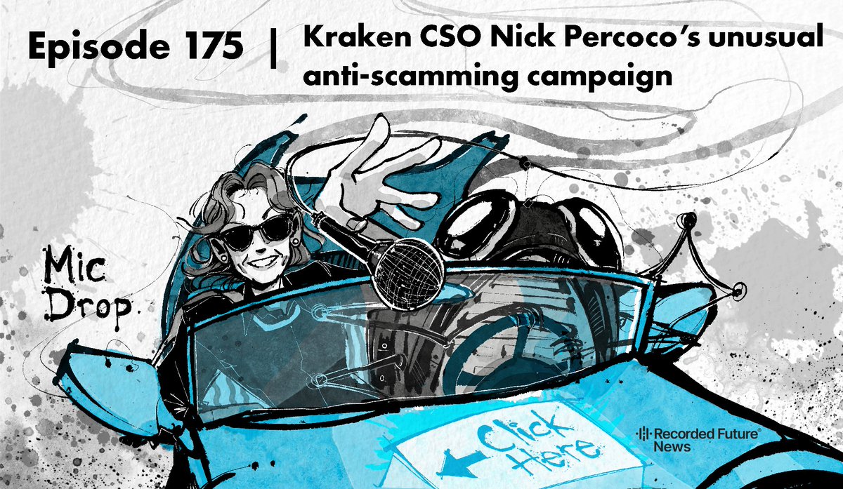 On  the latest edition of Click Here's Mic Drop, we talk to Nick Percoco, the chief security officer at Kraken. He tells us about joining forces with <a href="/Kitboga/">Kitboga</a>, a popular YouTube scambaiter.

LISTEN: podcasts.apple.com/us/podcast/175…