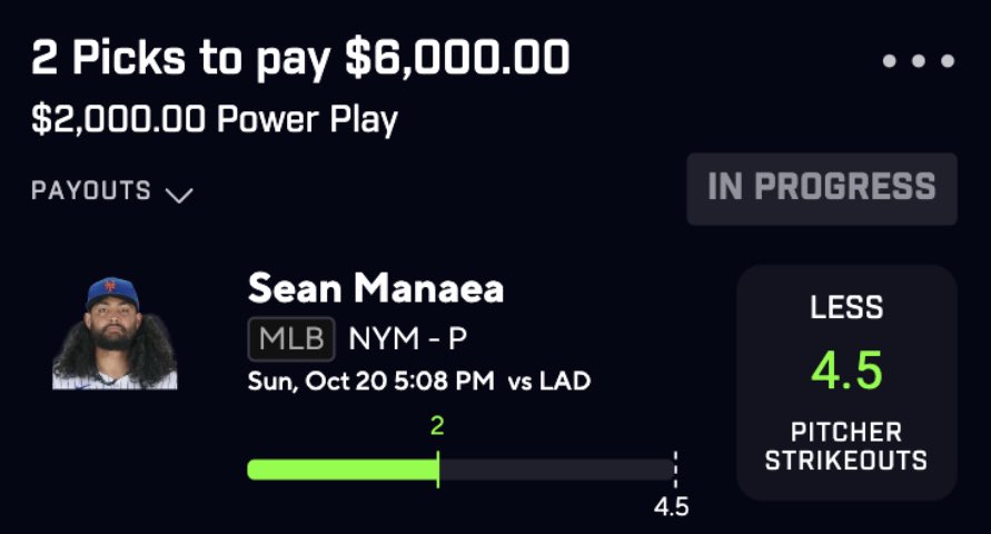 $2,000 to 1 person tonight! 🥂

Just like and comment to enter! 🔥

So uh that’s our 9th pick that hit in a ROW… 🎯

#PrizePicks #GamblingX