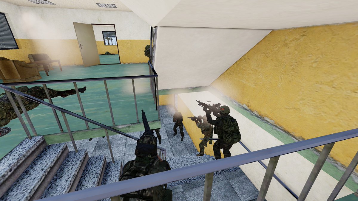 CTFArgusArma's tweet photo. On Saturday, Argus were unfortunately shot down over Grozovia. Upon crash landing they were immediately engaged by unknown militants. They pushed their way to a radio tower and got back into contact with command.

Interested, link in bio. #arma #arma3 #armaplatform
@ArmaPlatform https://t.co/7MYny6fnD7