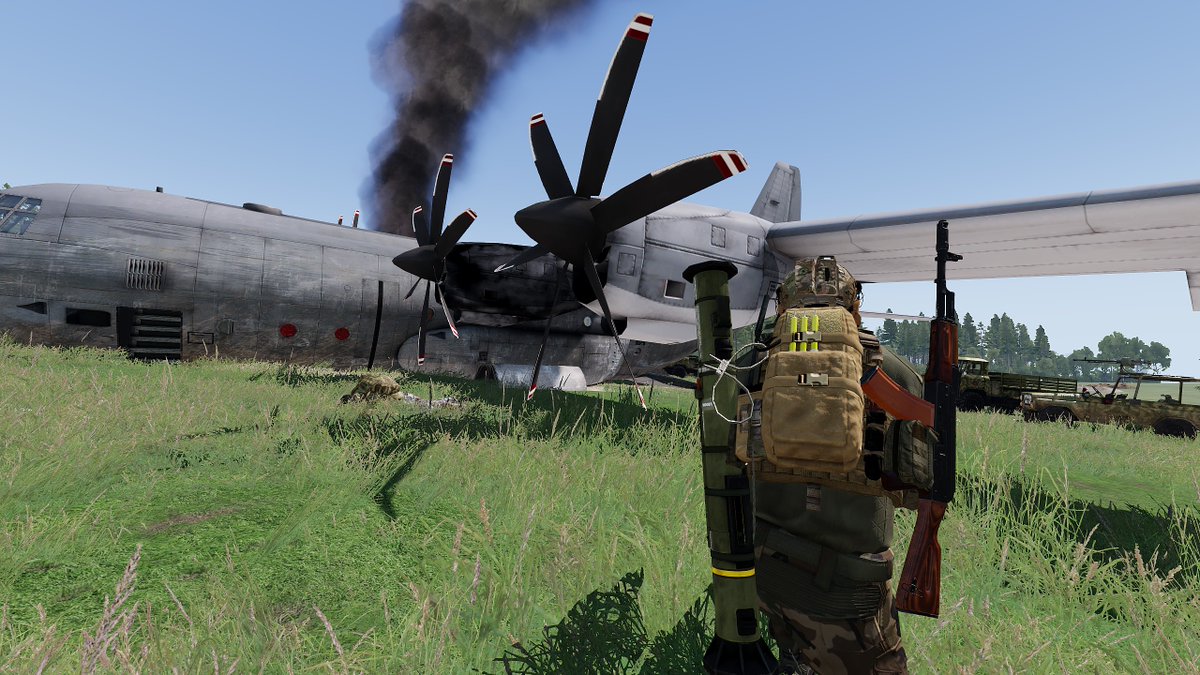 CTFArgusArma's tweet photo. On Saturday, Argus were unfortunately shot down over Grozovia. Upon crash landing they were immediately engaged by unknown militants. They pushed their way to a radio tower and got back into contact with command.

Interested, link in bio. #arma #arma3 #armaplatform
@ArmaPlatform https://t.co/7MYny6fnD7