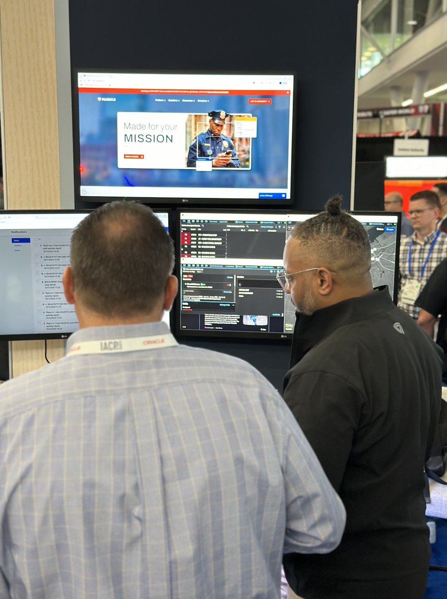 mark43's tweet image. A busy first day of demos at IACP 2024! Our team has been energized by all of the meaningful interactions and learning! If you missed it, stop by booth #1122 tomorrow for a first-hand look at our next-gen cloud-native public safety solutions.

#IACP2024 #Mark43 #PublicSafetyTech