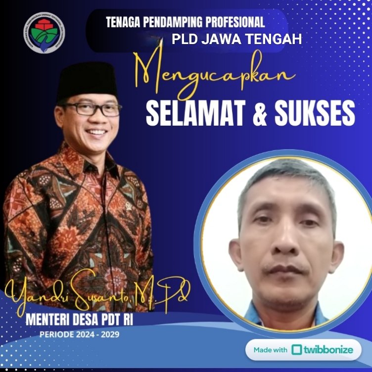 Budisa71's tweet photo. Selamat dan Sukses kepada Bapak Yandri Susanto.
Salam dari Pendamping Lokal Desa Jawa Tengah dan seluruh Indonesia

@YandriSusanto https://t.co/wUvuYGpoN0