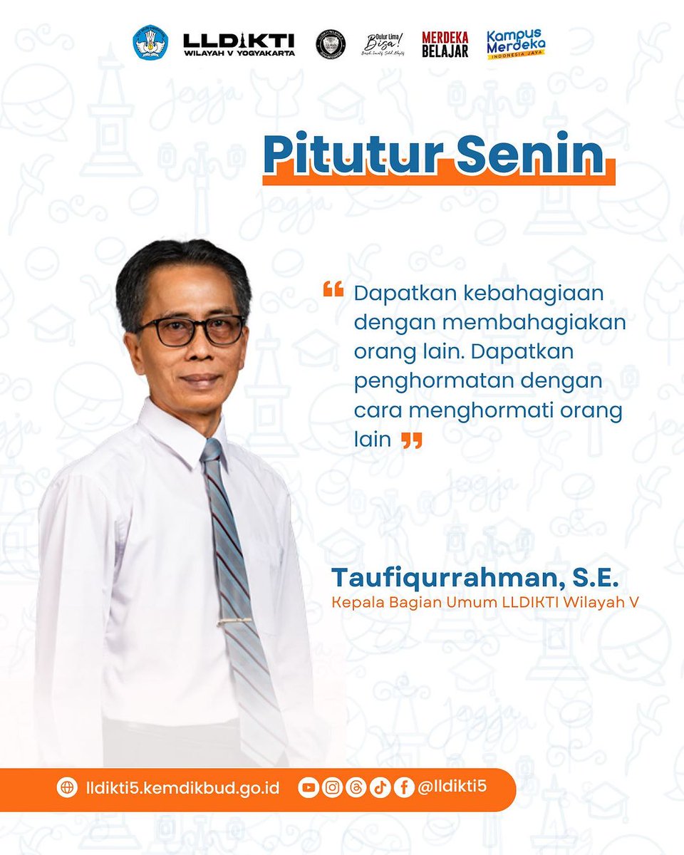 Mari kita awali minggu ini dengan semangat baru dan tekad kuat. #pitutursenin