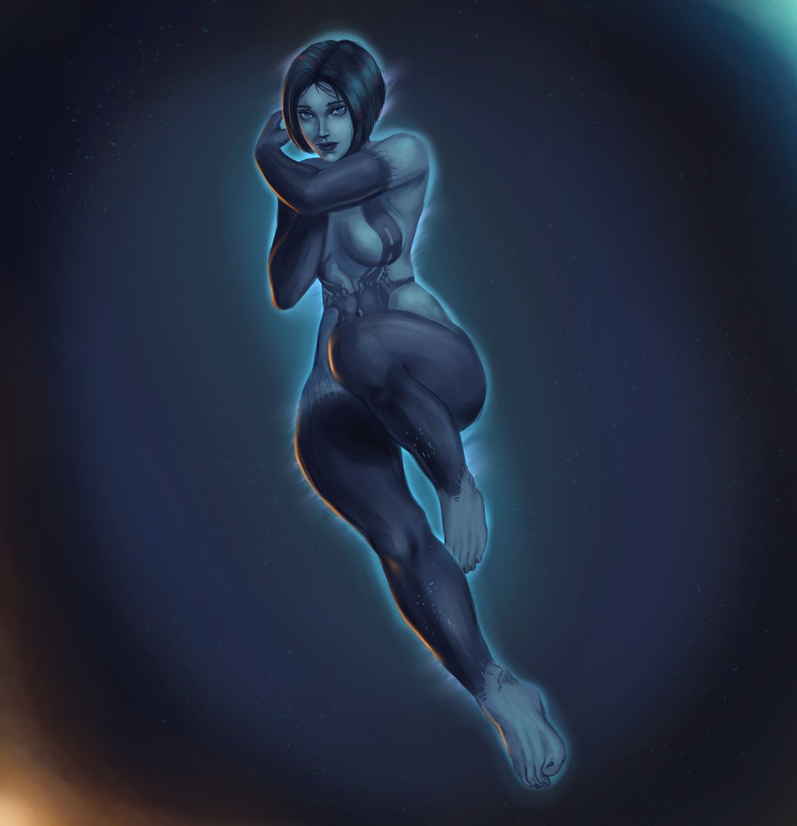 QuatumQuasarArt's tweet photo. Cortana from Halo!!!!!
#Halo #Cortana https://t.co/TpdDxk14eB