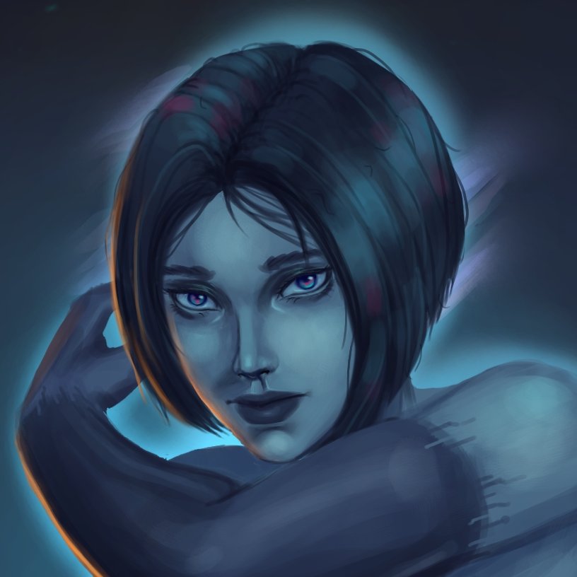 QuatumQuasarArt's tweet photo. Cortana from Halo!!!!!
#Halo #Cortana https://t.co/TpdDxk14eB