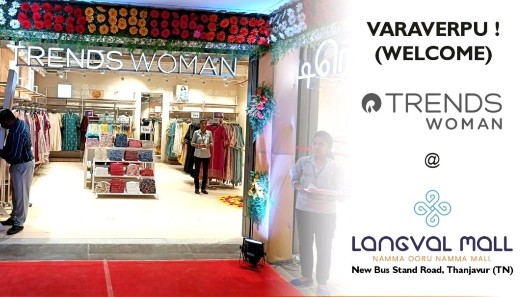 UpdatesTanjore's tweet photo. #Thanjavur | Recently opened new retail stores in #LangvalMall ! 🆕✨

#LEVIS (Denim Fashion)
#TRENDSWOMAN (♀️Ethnic Fashion)
#AYINI (Fashion Boutique)
#JOCKEY (Athleisure Wears)

📍 Langval Mall 🏬🦩✨🛍️🏷️

#Shopping🛍️ #Diwali2024🎇🪔✨ https://t.co/rRB0ituppI