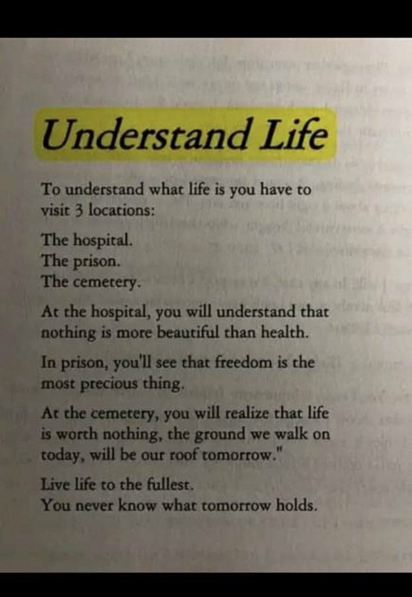 Be present.