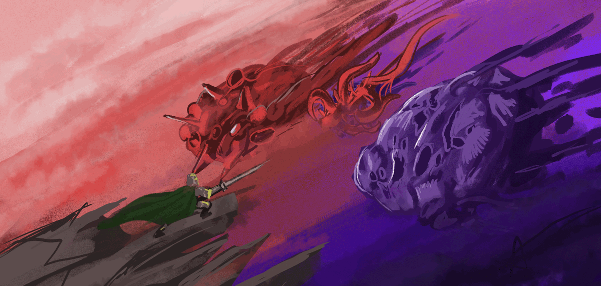 shark_draws's tweet photo. Calamitytober day 20 Tangle #terraria #calamitymod https://t.co/O8Ugeq9VK6