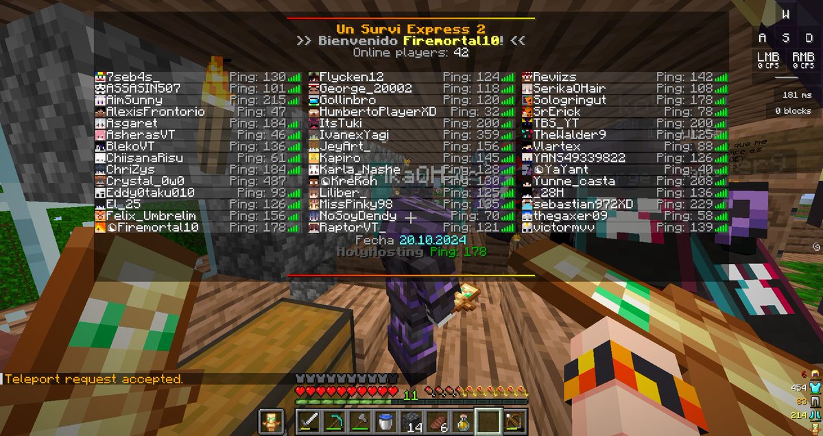 firemortal10's tweet photo. Terminó Un Survi Express 2 x HolyHosting!
Sin dudas la mejor mini-serie que hice, a pesar de mis errores tanto al principio por lag como hoy.
Jugué más de admin que de jugador pero importaba más que todos se divirtieran.
Gracias #UnSurviExpress2
La tercera en Abril-Mayo 2025 https://t.co/U8qydv0BMP