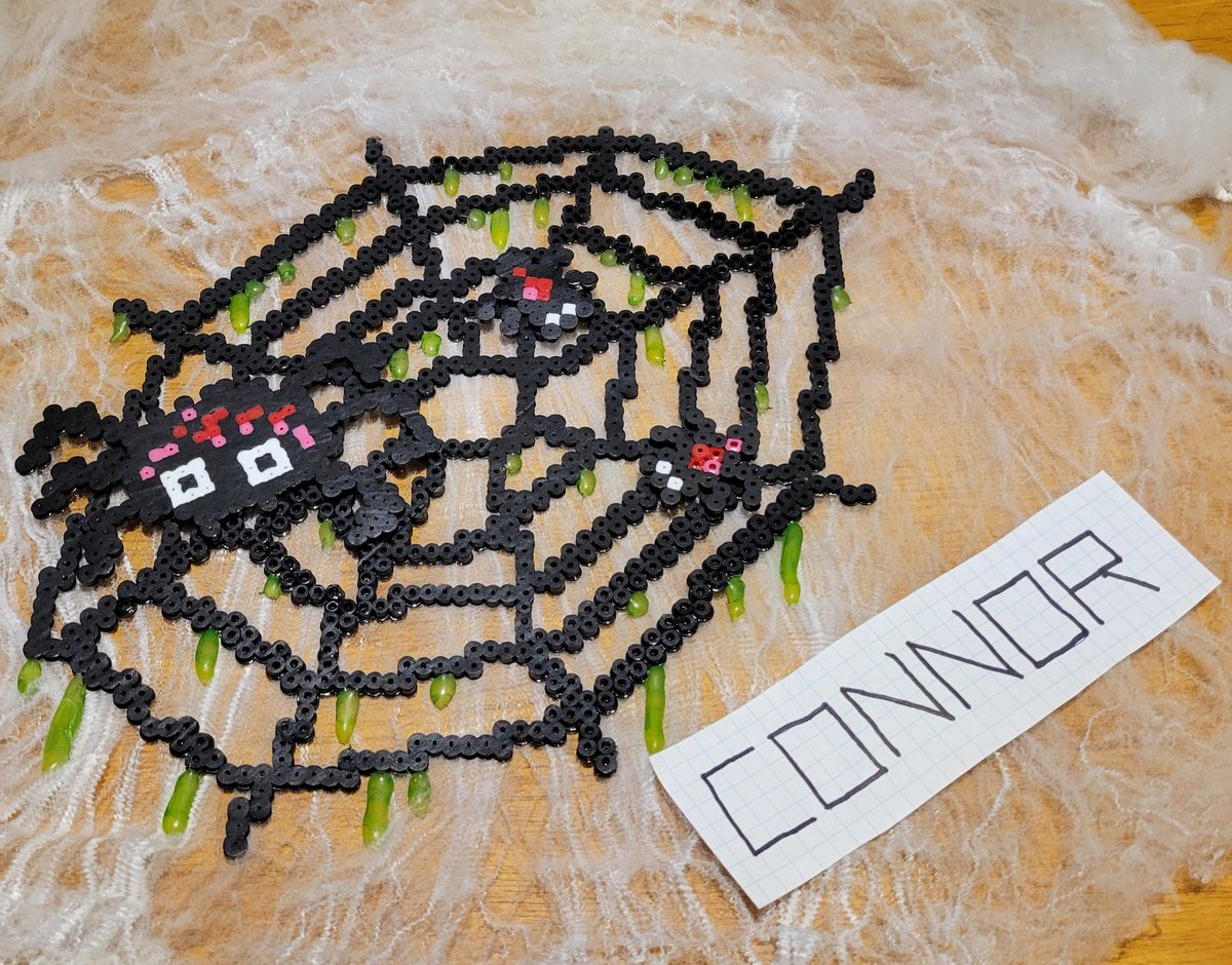 This is my entry for the Habboween perler beads competition! I made the spiderweb.. not something you want to run into!

User: Connor
Origins: .com

<a href="/HabboOrigins/">Habbo Hotel: Origins</a> #habboween #HabboOriginsHabboween