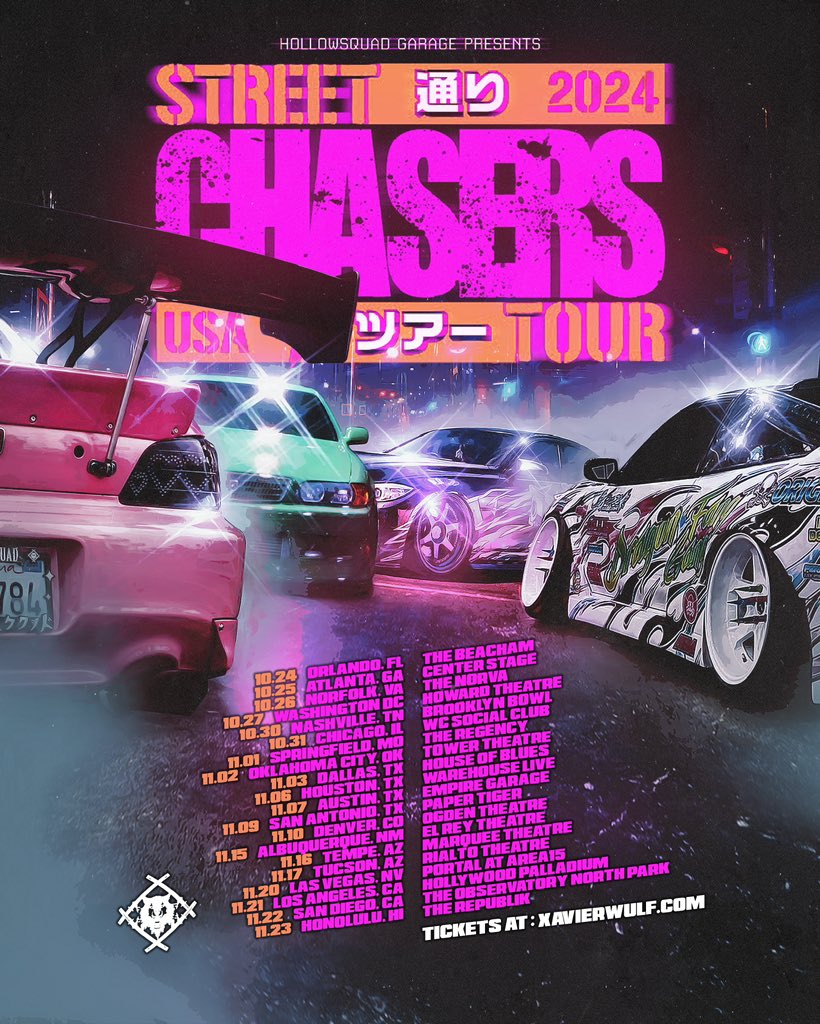 TOUR STARTS IN 4 DAYS