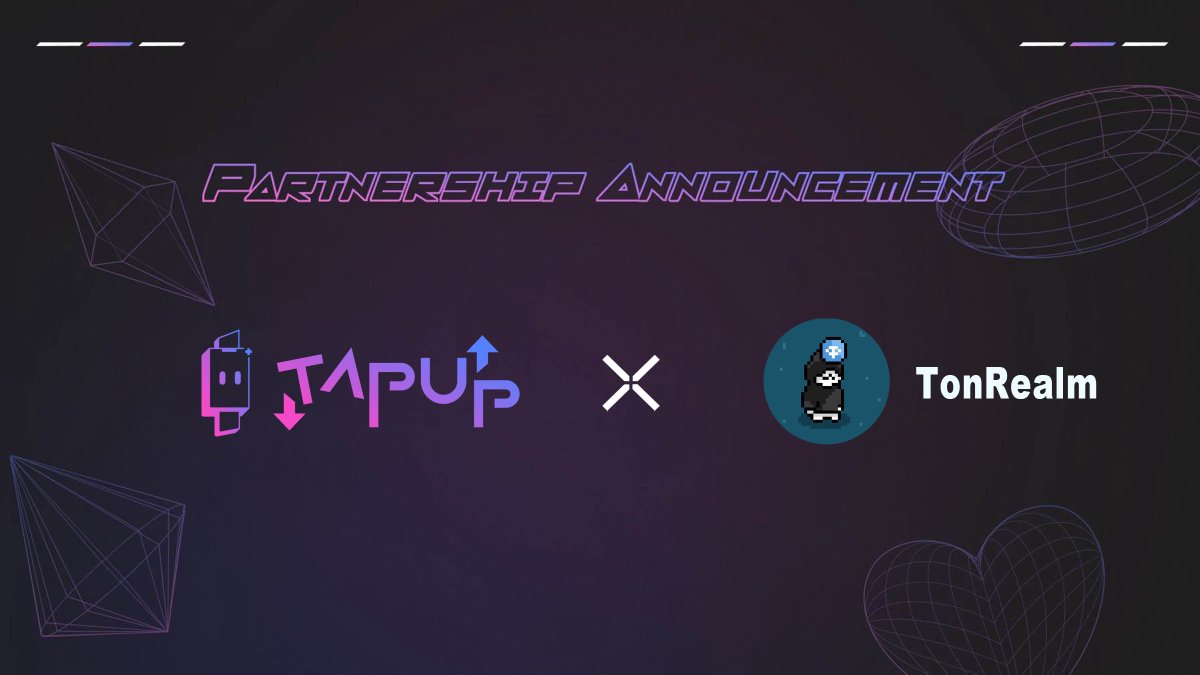 tapup_tg's tweet photo. 🥳We're excited to partner with @Ton_Realm 🚀

Complete #Realm's task in [Earn] and claim 6K $TapUp coins.👉https://t.co/Sm60x4S774🔥

🚀TON Realm is an idle RPG with a focus on on-chain mechanics.
The game has now launched on @Ton_blockchain🌈🌟

🎮 Play Ton_Realm Game: https://t.co/rauT7NbBUp

#TapUp #Gaming #airdrop #Web3Games