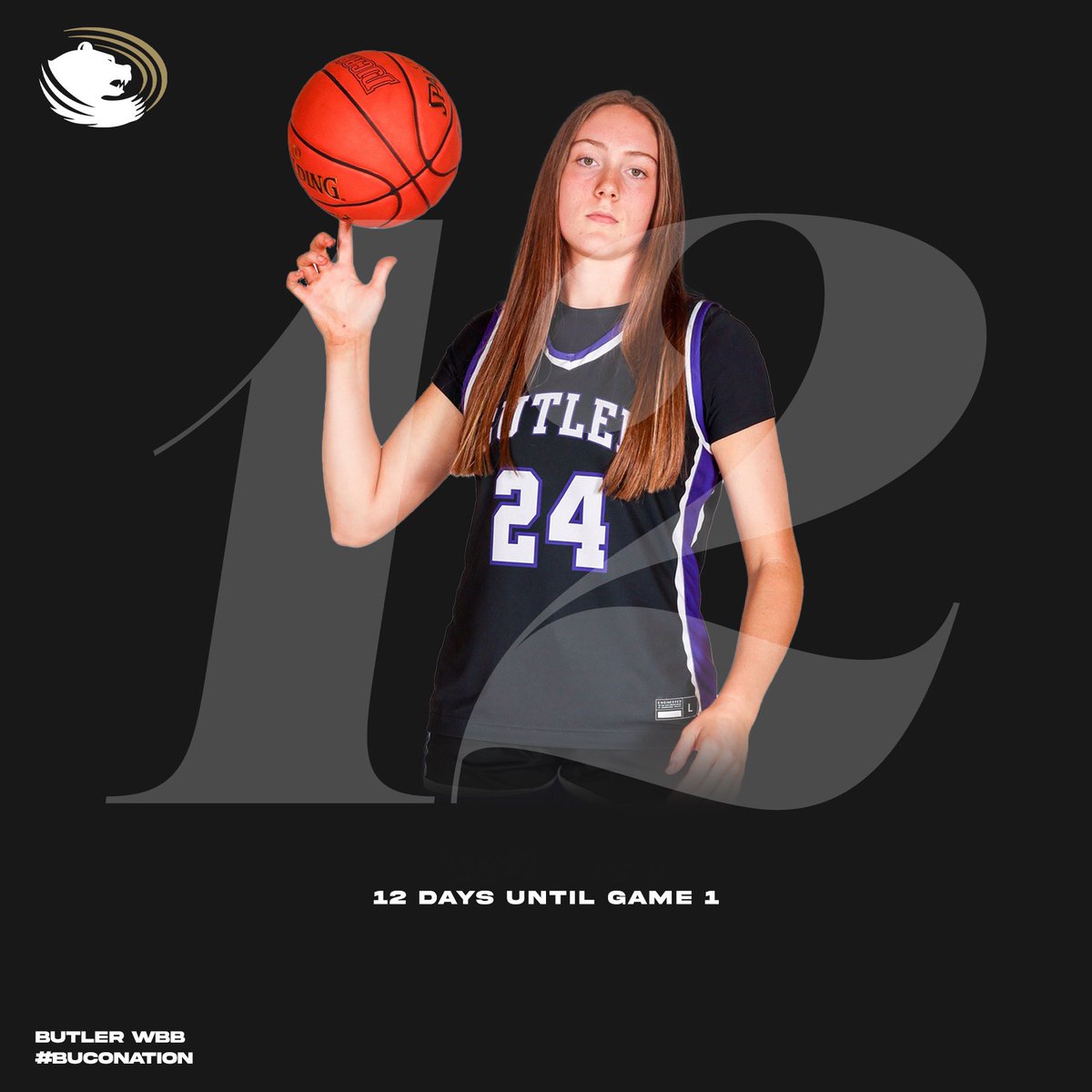ButlerCCWBB's tweet image. The 24-25 season begins in 12 days!
#RoarGrizz🐻