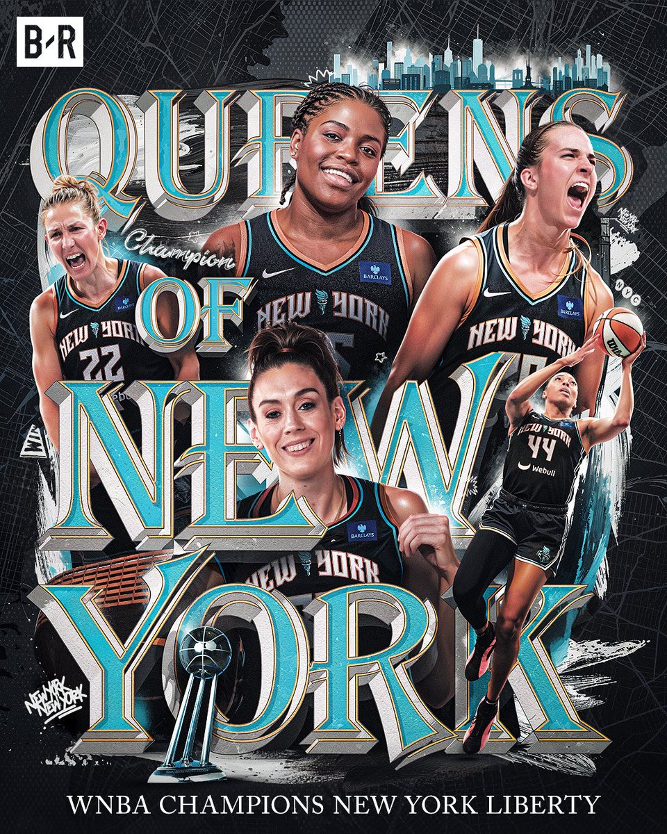 brwsports's tweet photo. THE NEW YORK LIBERTY WIN THEIR VERY FIRST WNBA CHAMPIONSHIP!!! 🏆

28 YEARS IN THE MAKING 🔥 https://t.co/EyyLmWRFyl