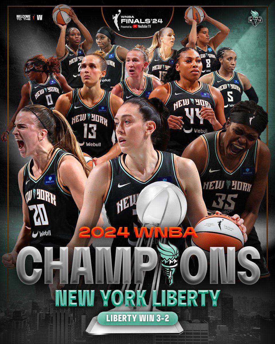 The Liberty are the 2024 WNBA Champions!