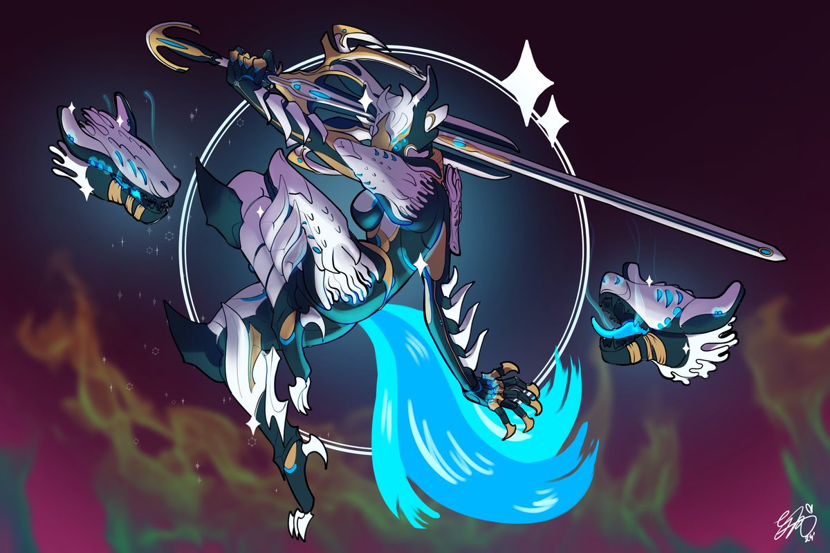 Voruna &amp; Galatine Prime

#warframe #tennocreates #warframefanart