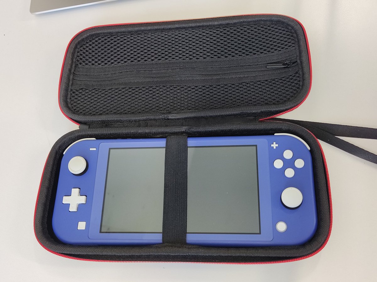 If you buy one of these portable power supplies from Aliexpress, they come in protective case that just happens to be the perfect fit for a Switch Lite. A bit of soft cloth to protect the screen and good to go! 😂