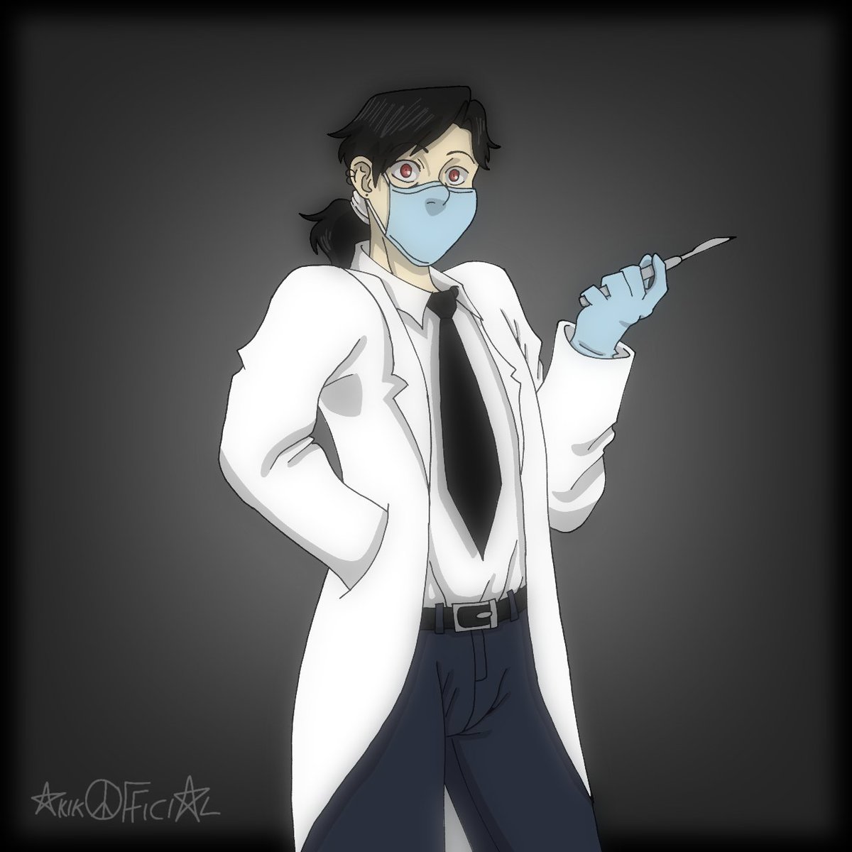 AKIREAL13's tweet photo. 🧑🏻⚕️😀🩸 Dr. Smiley 🩸😀🧑🏻⚕️
◇ #art #creepypasta #drsmiley https://t.co/qaRGGfXiGy