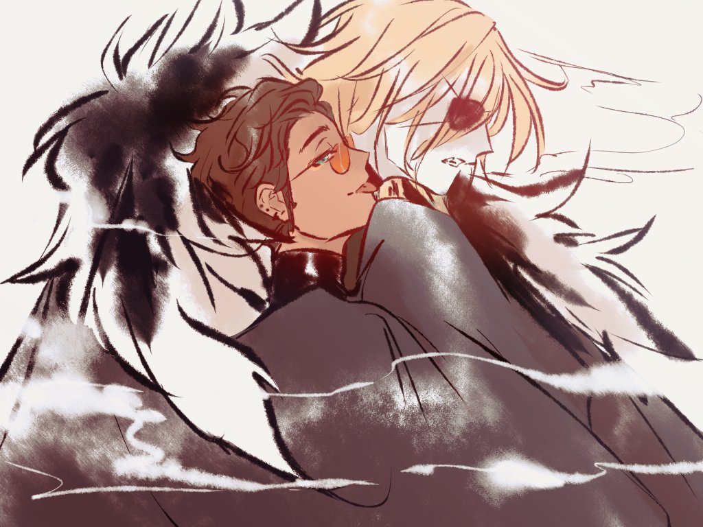 guessibetter's tweet photo. Dimiclaude time today!! the claude with glasses one is based from Rae's fate/fe3h AU that I still think about!!!! https://t.co/aJxscdgXP2