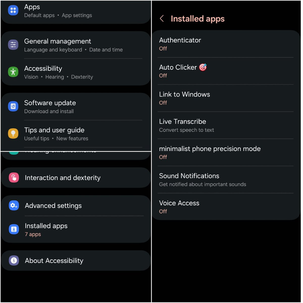 Llama_nade's tweet photo. More detailed solution dari isu BCA mobile

Ini di HP Samsung

Buka settings > buka Accessibility > buka Installed apps > pastikan semuanya Off https://t.co/q24ZW1be96