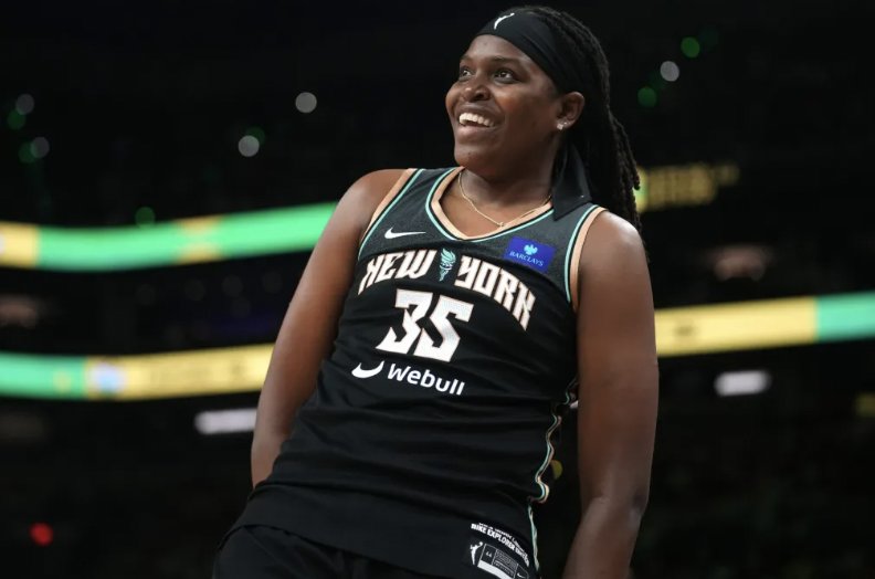 seanahurd's tweet photo. This was Jonquel Jones' fourth attempt at a WNBA championship after her teams fell short in 2019, '22 and '23

JJ has been the league's Most Improved Player, the Sixth Woman of the Year, an All-Star and the Most Valuable Player

Now she can call herself a WNBA champion 🏆 https://t.co/WLUxoVLRUf