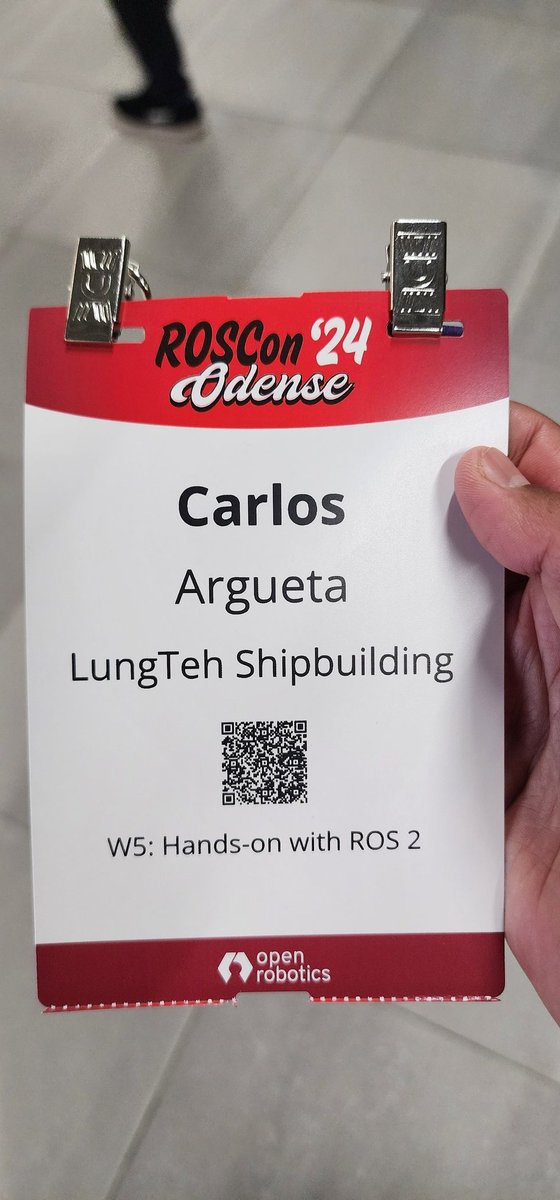 kidargueta's tweet image. Registration done. See you all at #ROSCon24.

#Robotics #ROS2