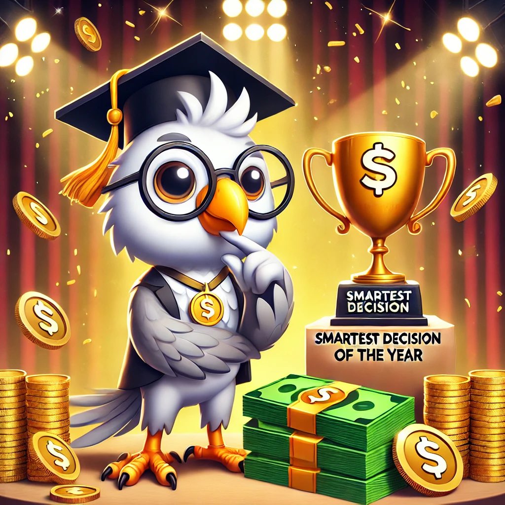 ChirpyChuckles's tweet photo. 🎓💡 Holding $Chirpy tokens like...
Smartest decision of the year! 🦜💸
Chirpy’s got the trophy, and you’ve got the tokens—together, we’re making moves! 🏆🚀
Invest in $Chirpy and celebrate your smartest decision yet! ✨🌟
#ChirpyToken #SmartestMove #CryptoMeme #InvestInFun #CryptoCommunity #ChirpySuccess #ToTheMoon #memecoins #SolanaMemcoin #CryptoInvesting #Cryptoinvestment