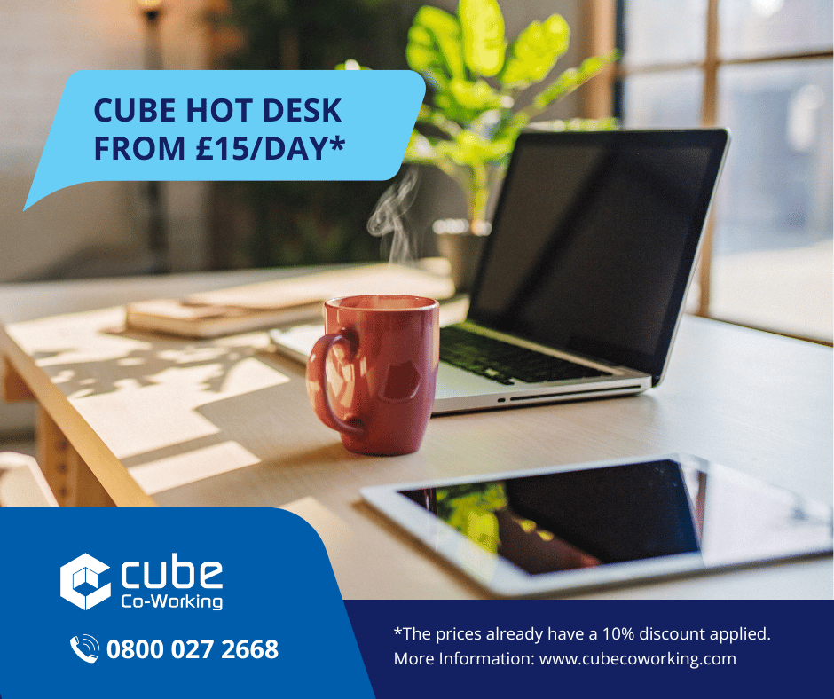 Need a flexible workspace in Uckfield? 💻
Our Hot Desks are just £15/day.

Enjoy a modern, professional environment with high-speed Wi-Fi and great amenities. Perfect for freelancers, remote workers, and small businesses.

Book your spot now
🌐 cubecoworking.com

#UKCube