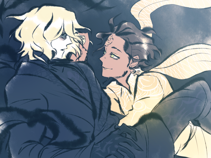 guessibetter's tweet photo. Dimiclaude time today!! the claude with glasses one is based from Rae's fate/fe3h AU that I still think about!!!! https://t.co/aJxscdgXP2