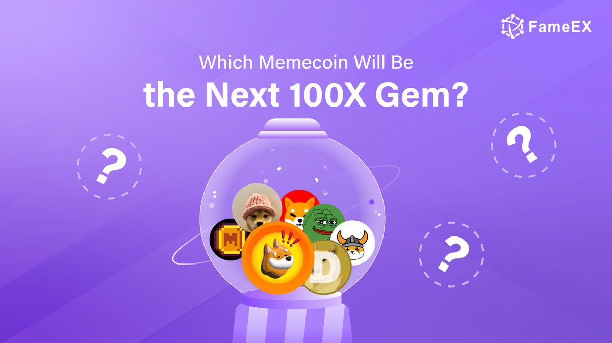 FameEXGlobal's tweet photo. 💎 Which #Memecoin will be the next 100X Gem? 🚀
▸ $GOAT @truth_terminal
▸ $GNON @lumpenspace
▸ $SSLOP
▸ #DOGEPEPE @DOGEPEPECOINS
▸ $JHH @jenhsunhuangsol
▸ #SIMPSONP
▸ $AAACAT @aaaCatSui
▸ $SFUKU @SimpsonFuku
▸ $DED @dotisded
▸ $APED
▸ #FLOKIAI @FLOK_IAI
▸ $MARVIN @Marvincoin_eth
▸ $PAPU
Comment to share your thoughts⬇️