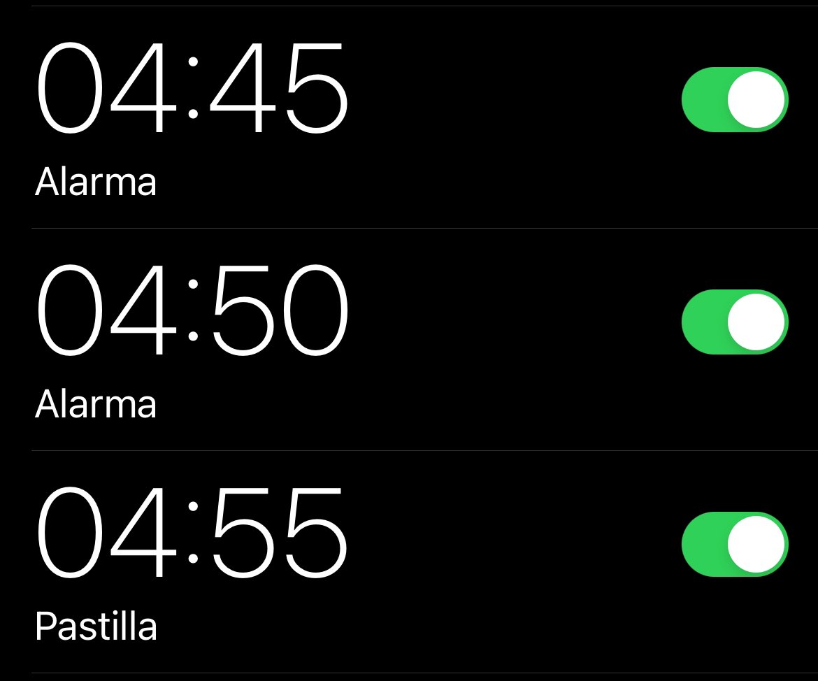 Todo es tristeza cuando activas la alarma del Turno Mañana 🥲🥲
