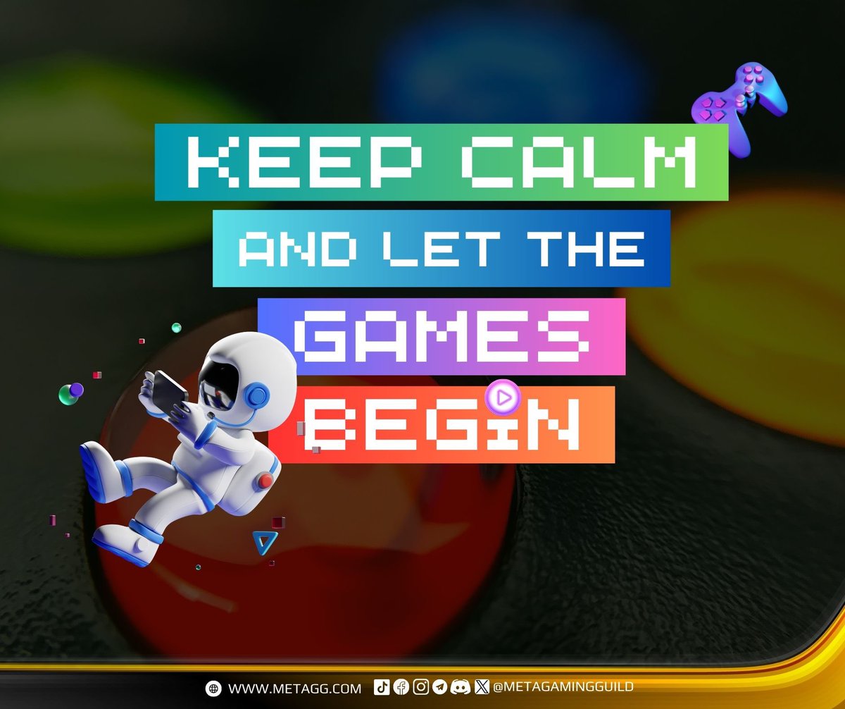 MetaGamingGuild's tweet photo. 🎮 Fuel your week with MGG gaming quotes. Stay motivated and keep grinding! 💪🏻
Follow for more: https://t.co/D3HpDL0qbA
#gamer #gamerquote #gaminglife #gamingquote #inspiration #MGG #MetaGamingGuild #GameFi https://t.co/Lua8PhOeuJ